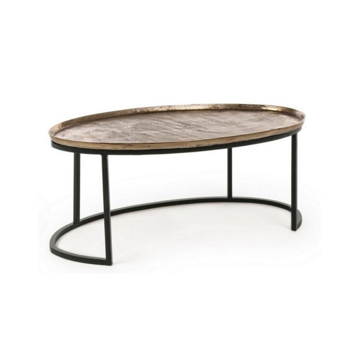 Bizzotto Tavolino ovale Amira X26 piccolo 85 × 49 cm
