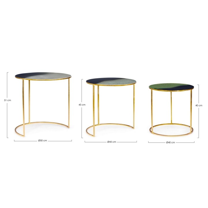 Bizzotto Tavolino Desur grande Ø 50 cm
