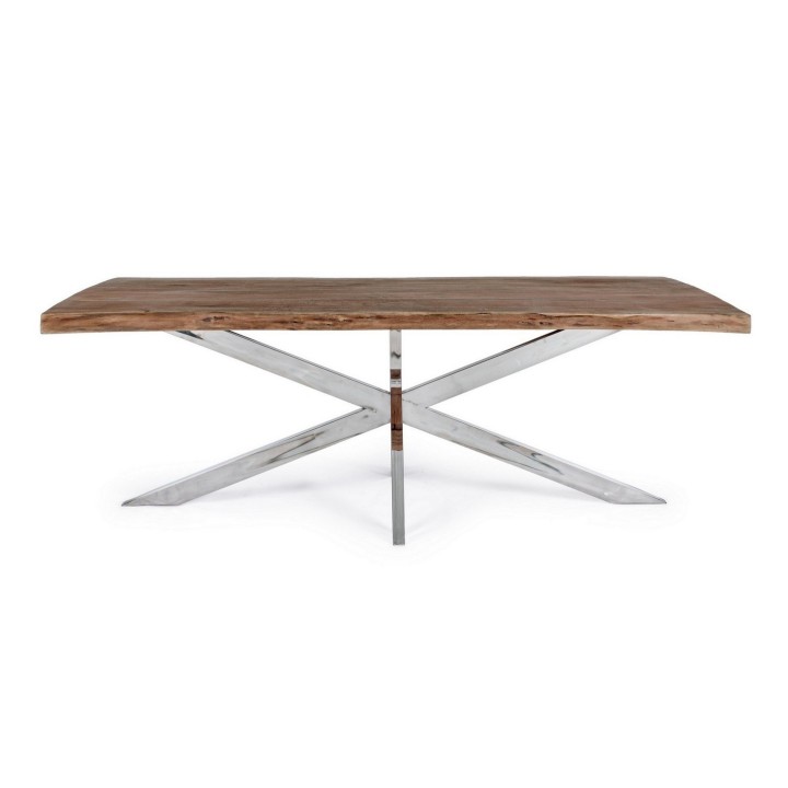 Bizzotto Tavolo Arkansas in legno di acacia 220 × 100 cm