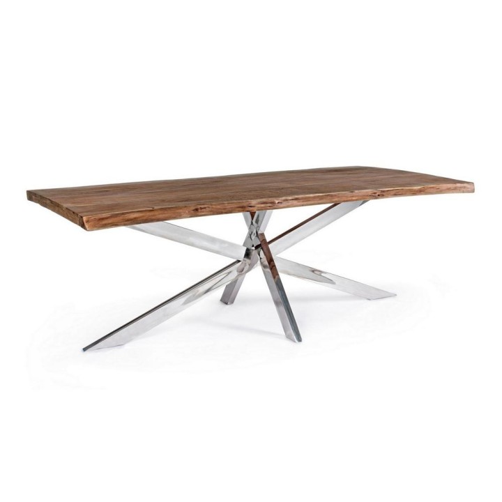 Bizzotto Tavolo Arkansas in legno di acacia 220 × 100 cm