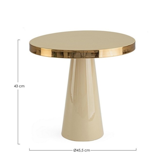 TAVOLINO NANDIKA IVORY D45.5