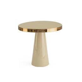 Bizzotto Tavolino Nandika avorio Ø 45,5 cm