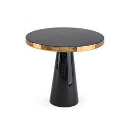 Bizzotto Tavolino Nandika nero Ø 51 cm
