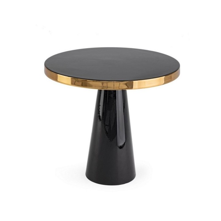Bizzotto Tavolino Nandika nero Ø 51 cm
