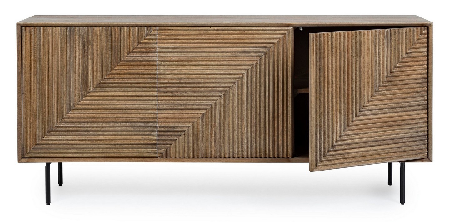 Credenza in legno 4 ante Aron by Bizzotto