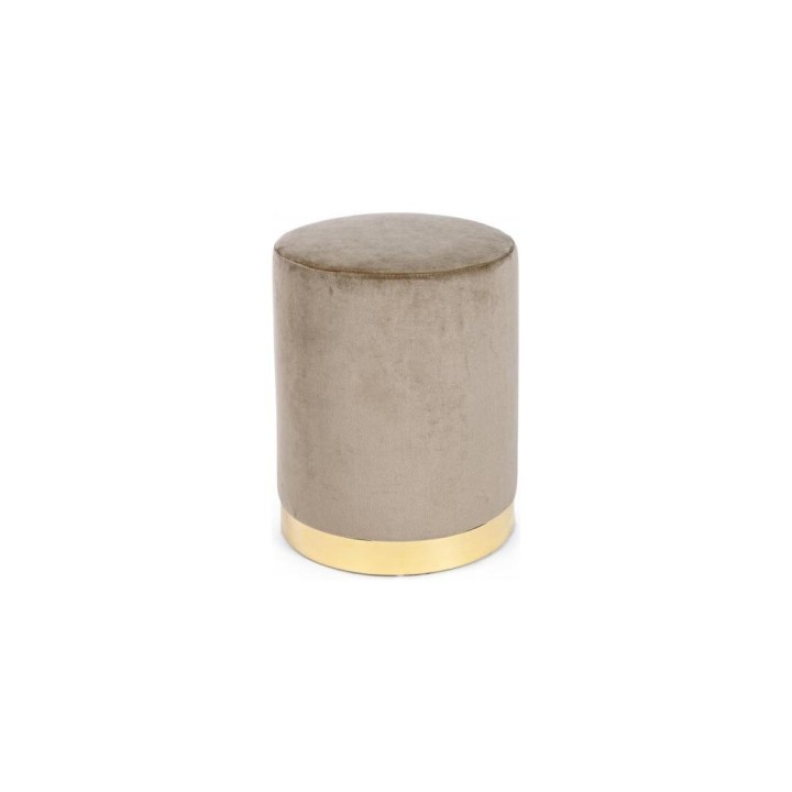 Bizzotto Pouf Lucilla tortora Ø 35 cm