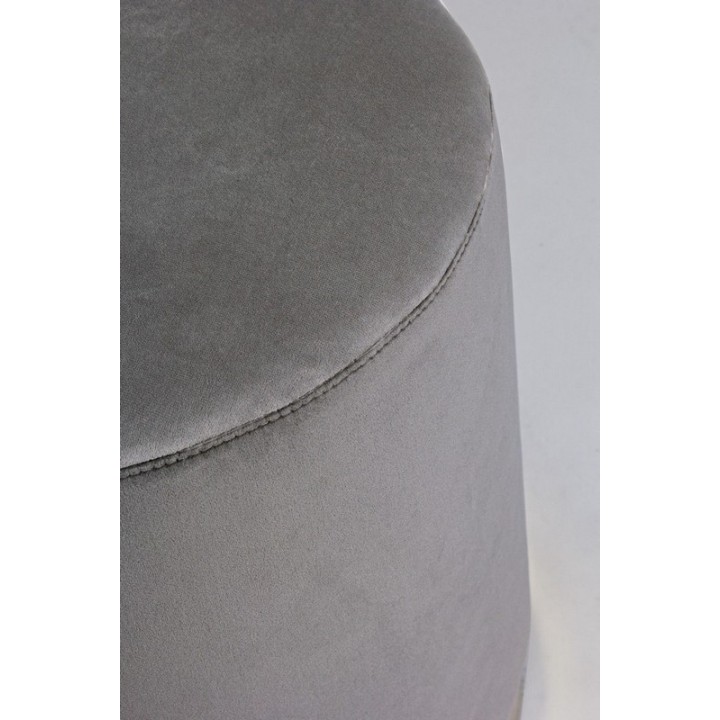 Bizzotto Pouf Lucilla grigio Ø 35 cm