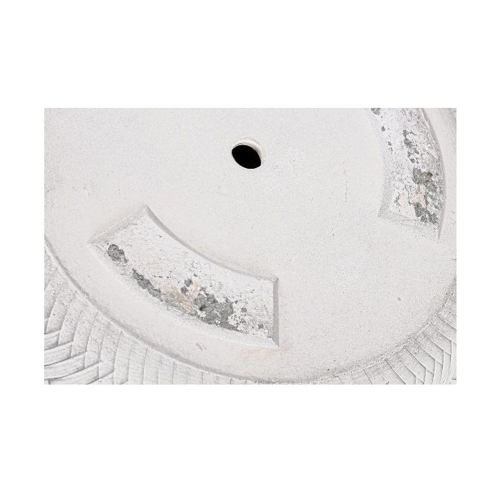 Bizzotto Vaso Tressage bianco piccolo Ø 24 cm