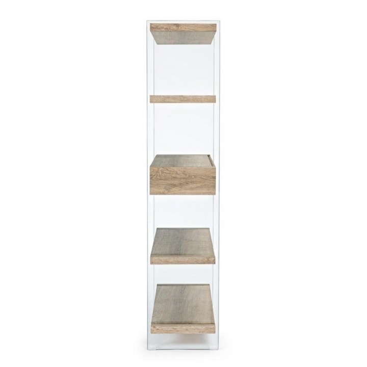 Bizzotto Libreria Kenya Line 4 ripiani 2 cassetti 90 × 39 cm