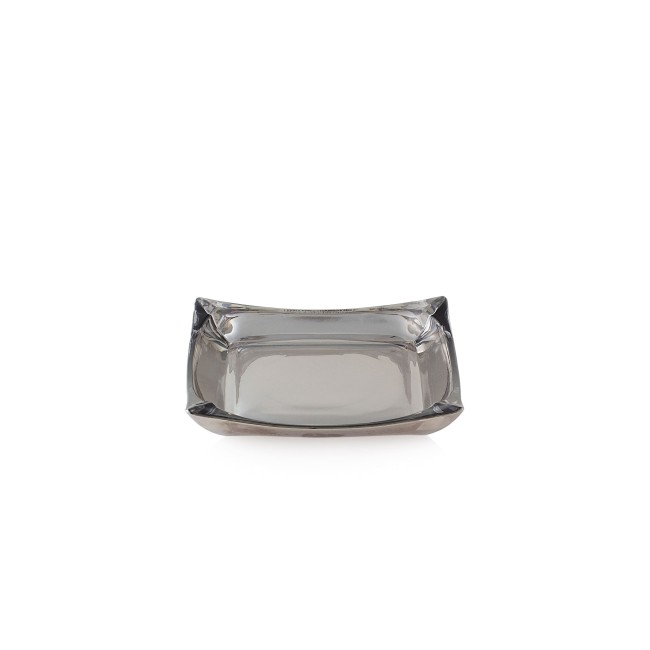 Emò Italia Svuotatasche piano piccolo fumè cm 16,5X16,5X2h Emò Italia Svuotatasche piano piccolo fumè cm 16,5X16,5X2h