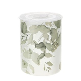 Hervit Contenitore in vetro giallo botanic 9,5x12,5 cm