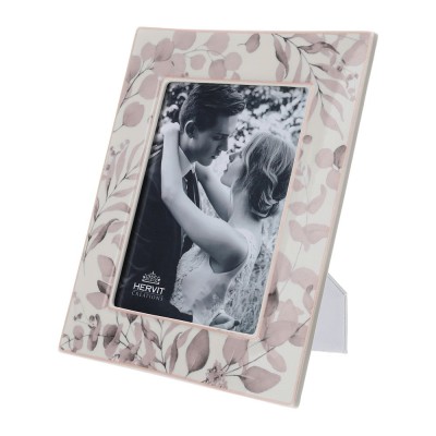 Hervit Cornice botanic in porcella rosa 22x27 cm