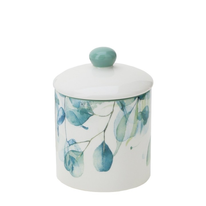 Hervit Contenitore botanic in porcellana 12x16,5 cm