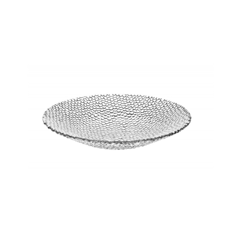 Brandani Ciotola Drop vetro trasparente Ø 21 cm