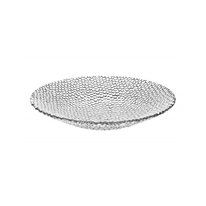 Brandani Ciotola Drop vetro trasparente Ø 30 cm