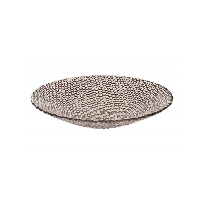 Brandani Ciotola Drop Moka vetro Ø 30 cm