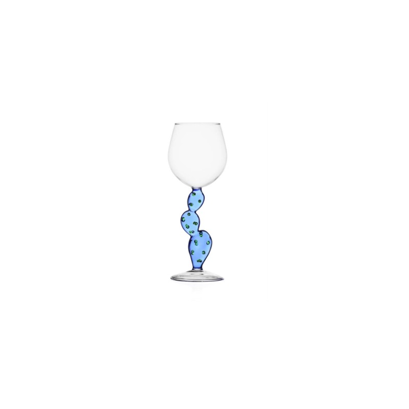 Calice da Vino Cactus Azzurro Ichendorf Milano – Collezione Desert Plants