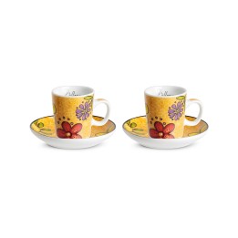 Egan Set 2 Tazze Caffe' Bellamore Arancio Ml 100