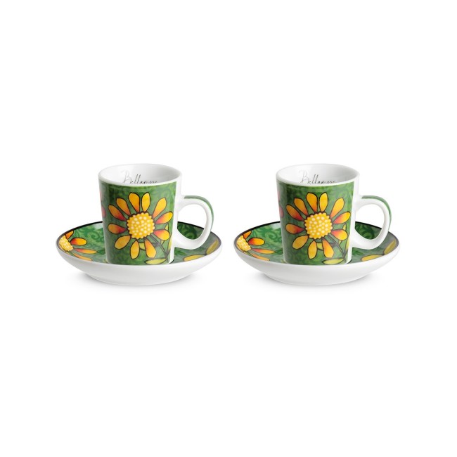 Egan Set 2 Tazze Caffe' Bellamore Verde Ml 100 Egan Set 2 Tazze Caffe' Bellamore Verde Ml 100