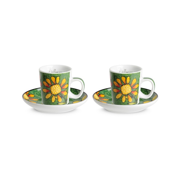 Egan Set 2 Tazze Caffe' Bellamore Verde Ml 100