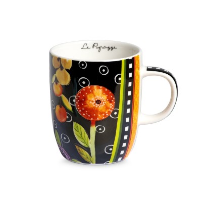 Egan Mug Le Pupazze Nero Ml 460