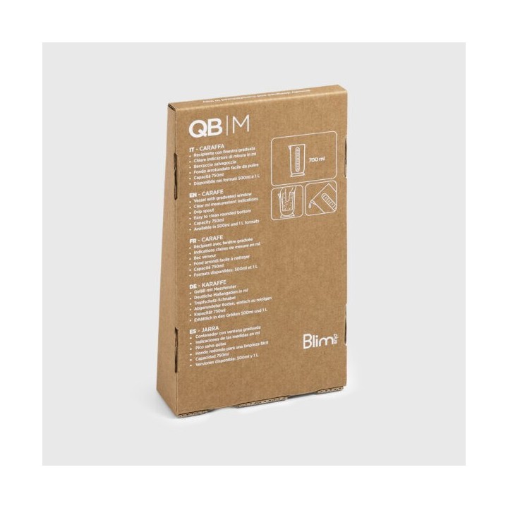 Blim Plus Caraffa dosatrice QB Arctic White da 750 ml