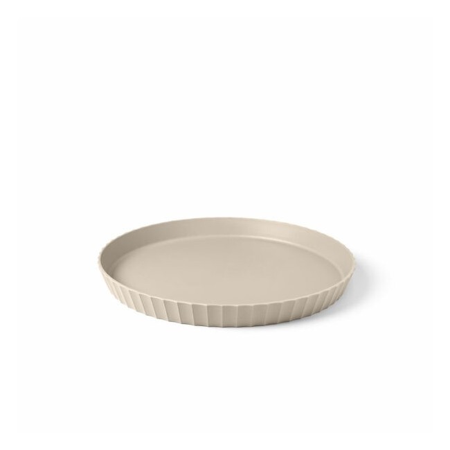 Vassoio Atena M Blim Plus Moka Grey – Design Rotondo e Stile Contemporaneo