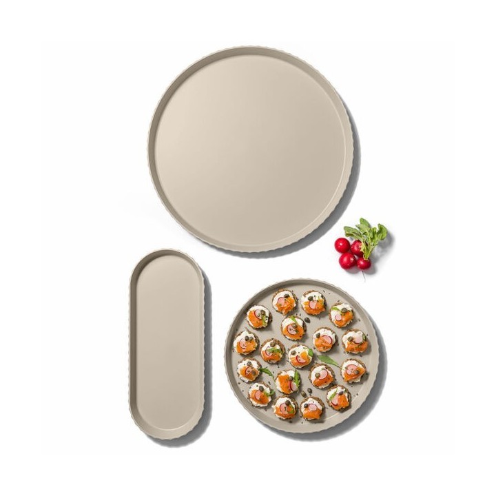 Blim Plus Vassoio rotondo Atena M Moka Grey