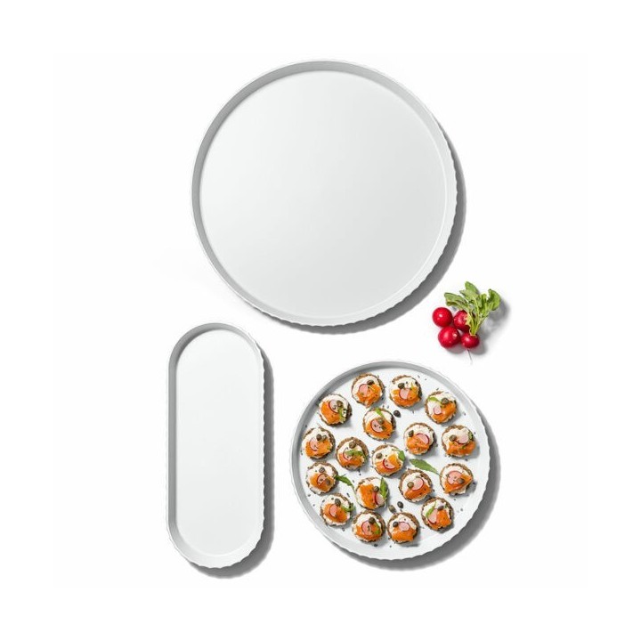Blim Plus Vassoio rotondo Atena L Arctic White