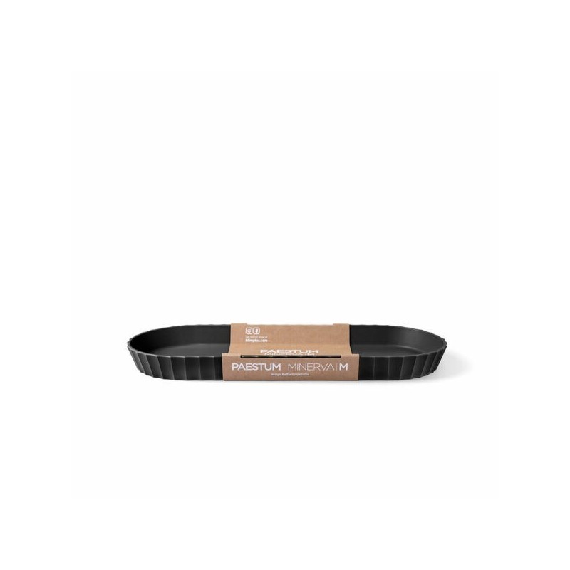 VASSOIO MINERVA -M-  CARBON BLACK