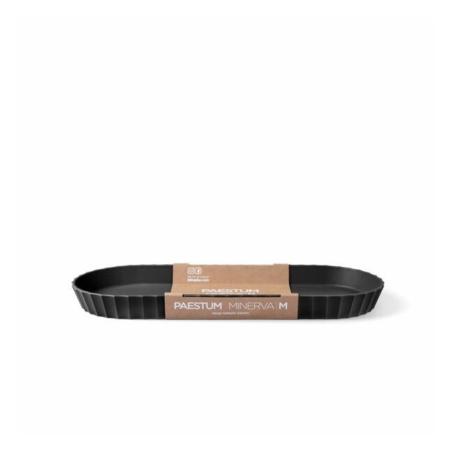 VASSOIO MINERVA -M-  CARBON BLACK