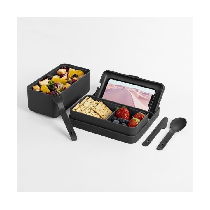 Blim Plus Lunchbox Bauletto M Carbon Black