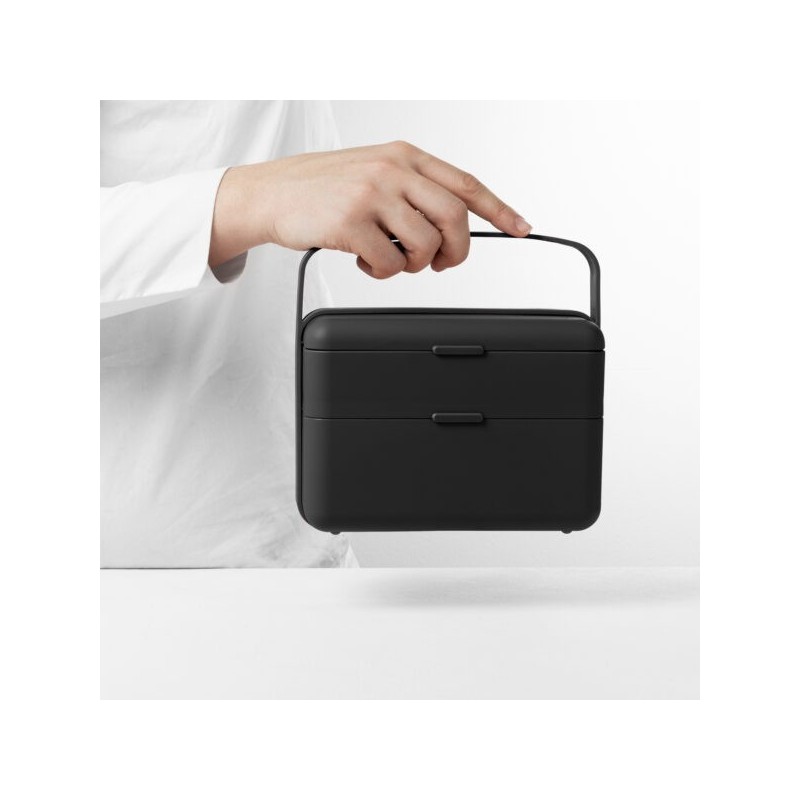 LUNCHBOX BAULETTO  -M-  CARBON BLACK