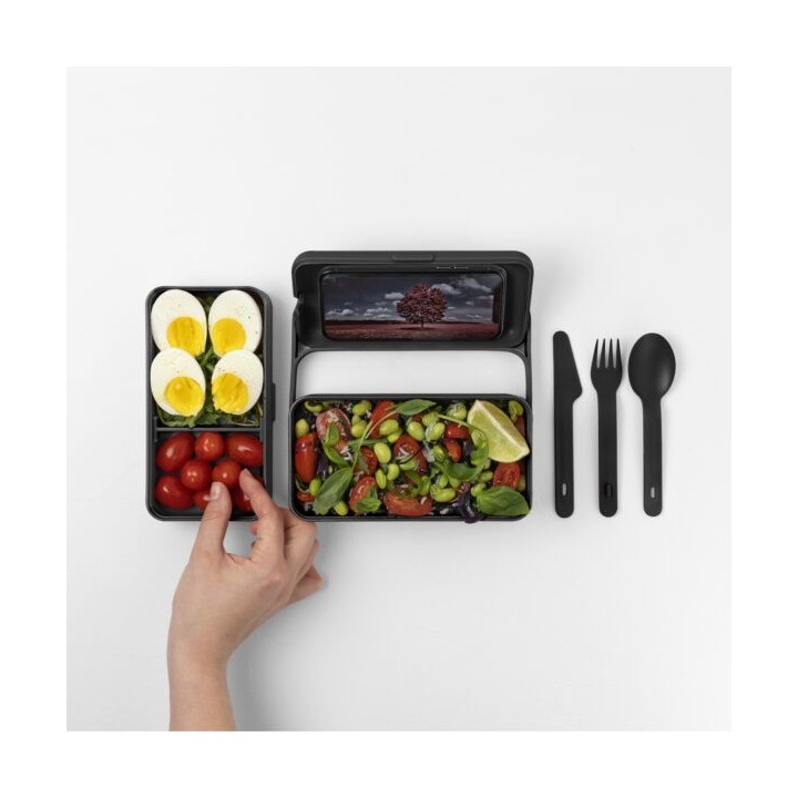 Blim Plus Lunchbox Bauletto M Carbon Black