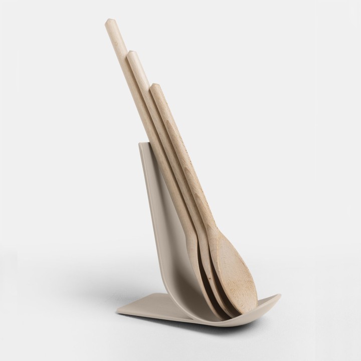 Blim Plus Poggiamestoli Stand Moka Grey