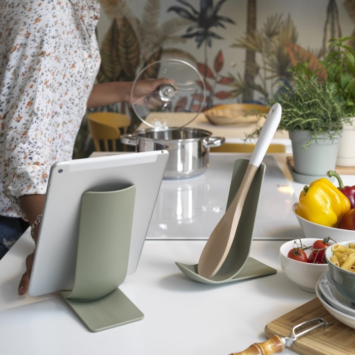 Blim Plus Poggiamestoli Stand Moka Grey