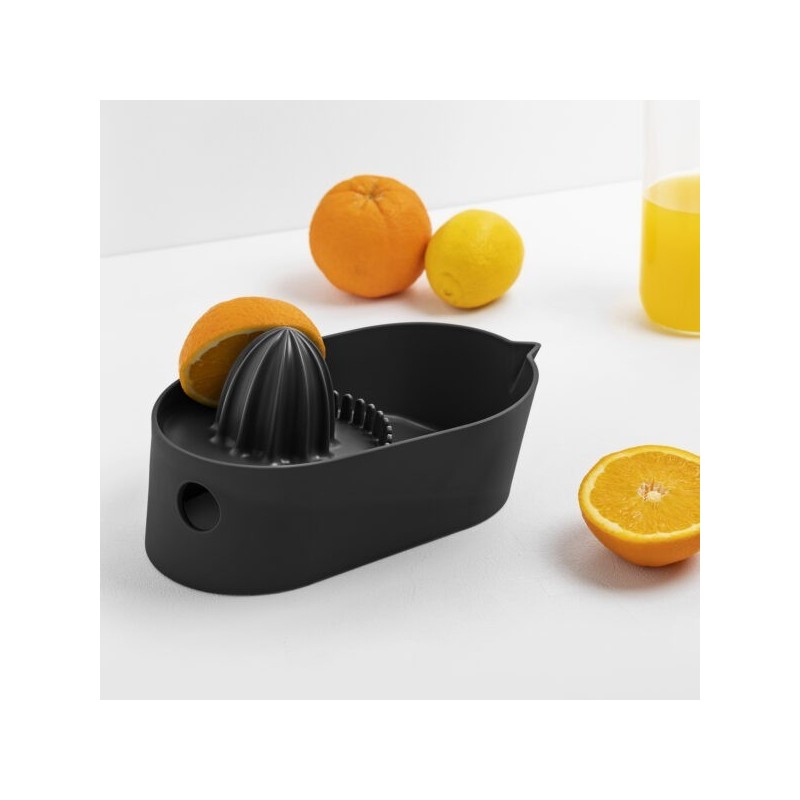 Blim Plus Spremiagrumi Oblò Carbon Black arance e limoni