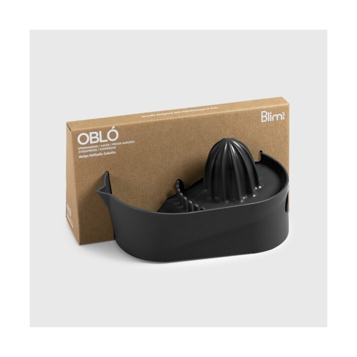 Blim Plus Spremiagrumi Oblò Carbon Black confezionato
