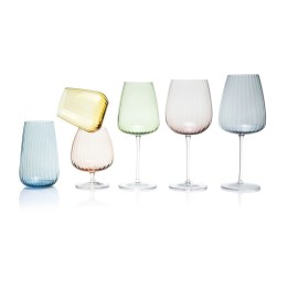 Ve.Ma. set 6 Tumbler Opium Bluette