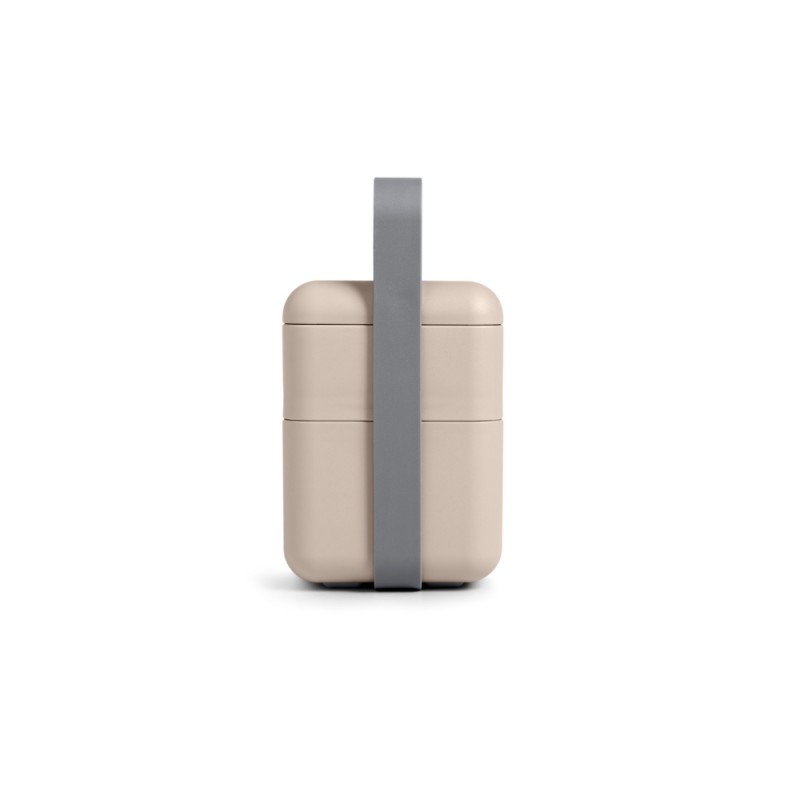 Lunchbox Blim Plus Bauletto medium Moka Grey di lato