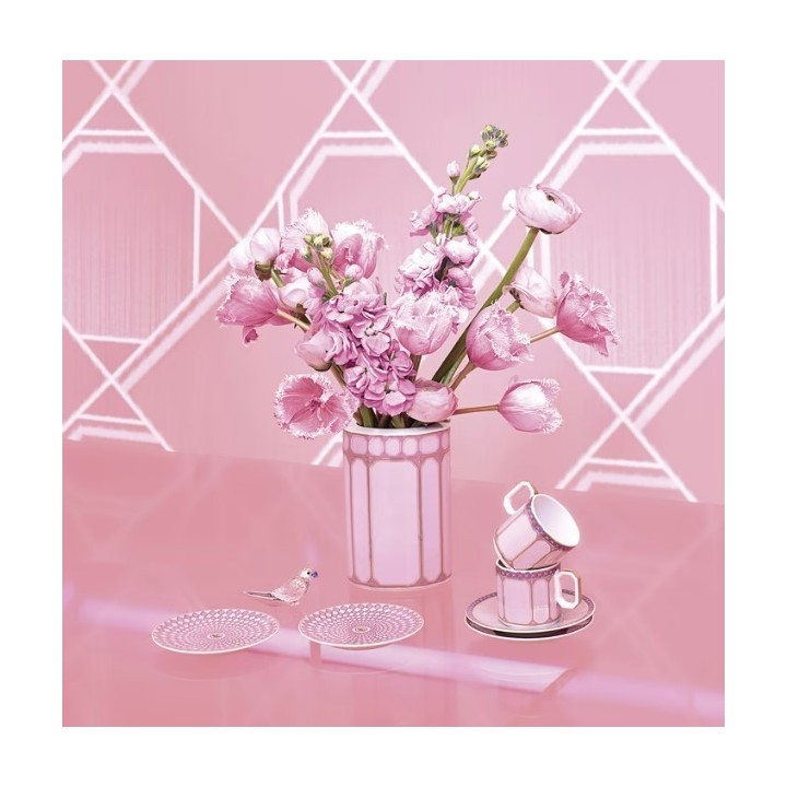 Swarovski 2 tazzine espresso Signum Rose