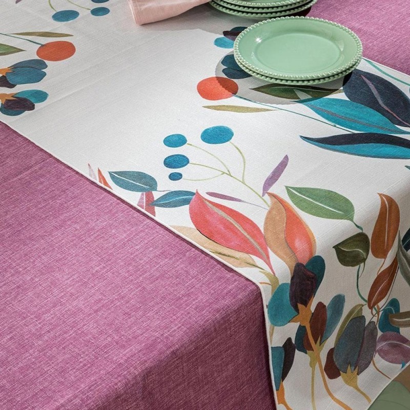 Runner Antimacchia 50x155 Giverny L'Oca Nera