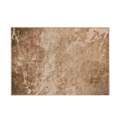 L'Oca Nera tappeto con decoro effetto materico beige 160x230cm