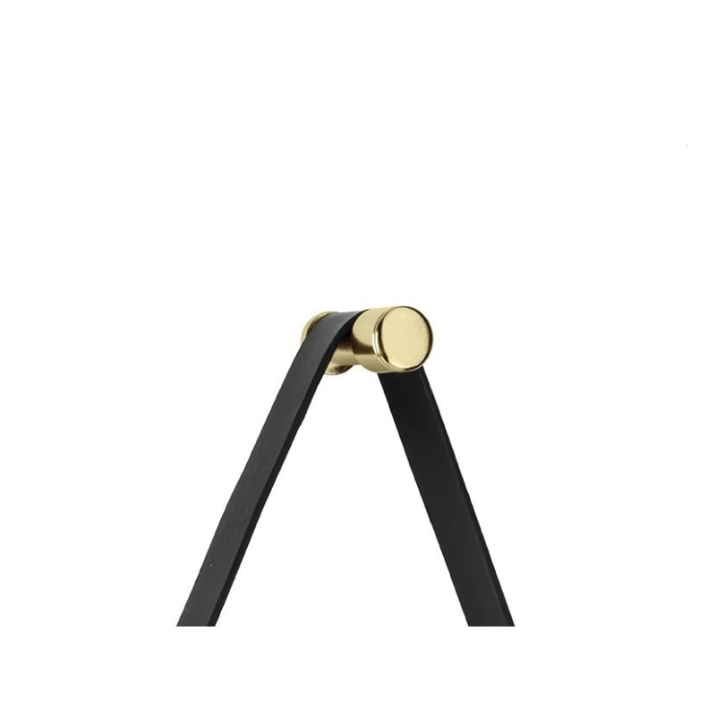 Mirror Balanced round gold rim
D. 47cm, W. black l