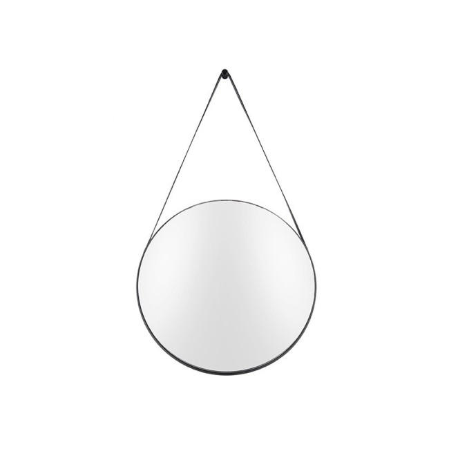 Mirror Balanced round black rim
D. 47cm, W. black