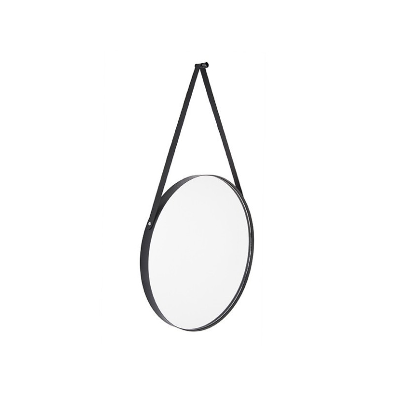 Mirror Balanced round black rim
D. 47cm, W. black