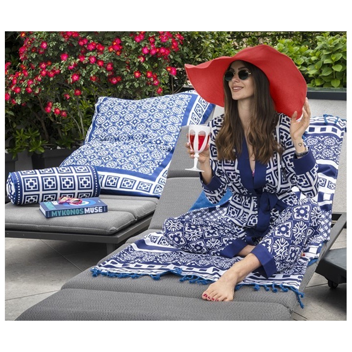 Baci Milano Telo mare Infinity double face 80 × 160 cm