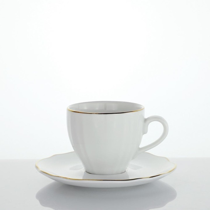 Weissestal Servizio da caffè Elga filo oro 6 pezzi