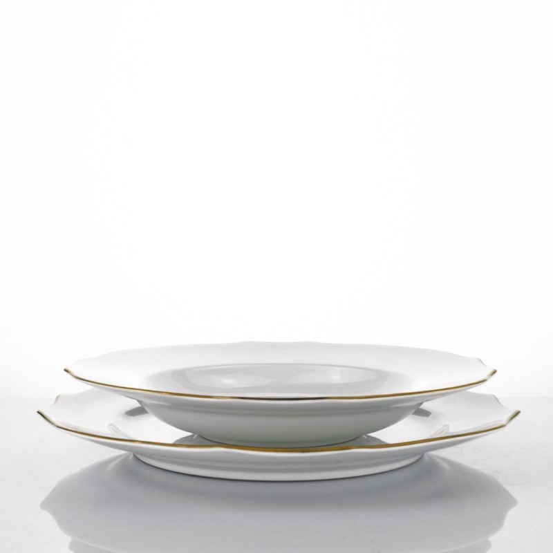SERV.TAVOLA 18PZ ELGA FILO ORO
