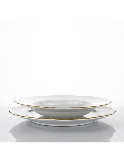 SERV.TAVOLA 18PZ ELGA FILO ORO